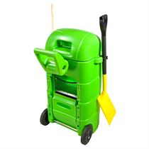 DECODRY CONTENITORE VERDE CON RUOTE