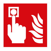 CARTELLO PULSANTE ALLARME INCENDIO
