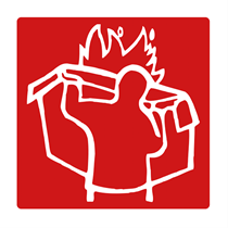 CARTELLO COPERTA ANTIFIAMMA