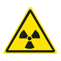 WARNING SIGN OF CONTAMINATED MATERIAL