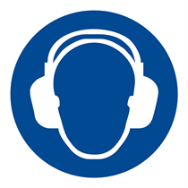 CARTELLO CUFFIE DI PROTEZIONE