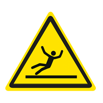 WARNING SIGN OF SLIPPING HAZARD