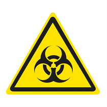 WARNING SIGN OF BIOLOGICAL HAZARD