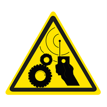 WARNING SIGN OF REMOTE CONTROL