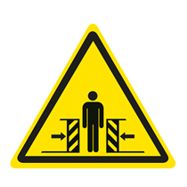 WARNING SIGN OF CRUSHING RISK