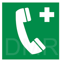 TELEFONO DI EMERGENZA FOTOLUMINESCENTE