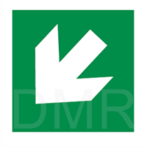 FRECCIA DIREZIONALE ANGOLARE FOTOLUMINESCENTE