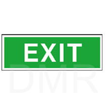 SEGNALE USCITA RETTANGOLARE FOTOLUMINESCENTE 