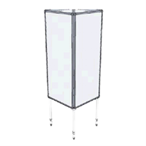 PANNELLO INFORMATIVO MAGNETICO A CUBO FISSO