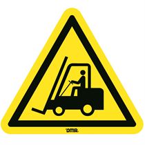 GOBO PERICOLO PASSAGGIO CARRELLI