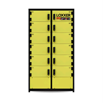 LOCKER WITH AEROSOL FIRE SUPPRESSION SYSTEM