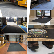 NON-SLIP ABSORBENT MATS FOR CLEANING
